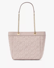 KATE SPADE Spade Flower Quilted Fabric Medium Tote image 0