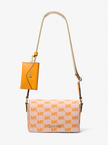 MICHAEL KORS Vincent small crossbody bag with jacquard logo and card holder image 1