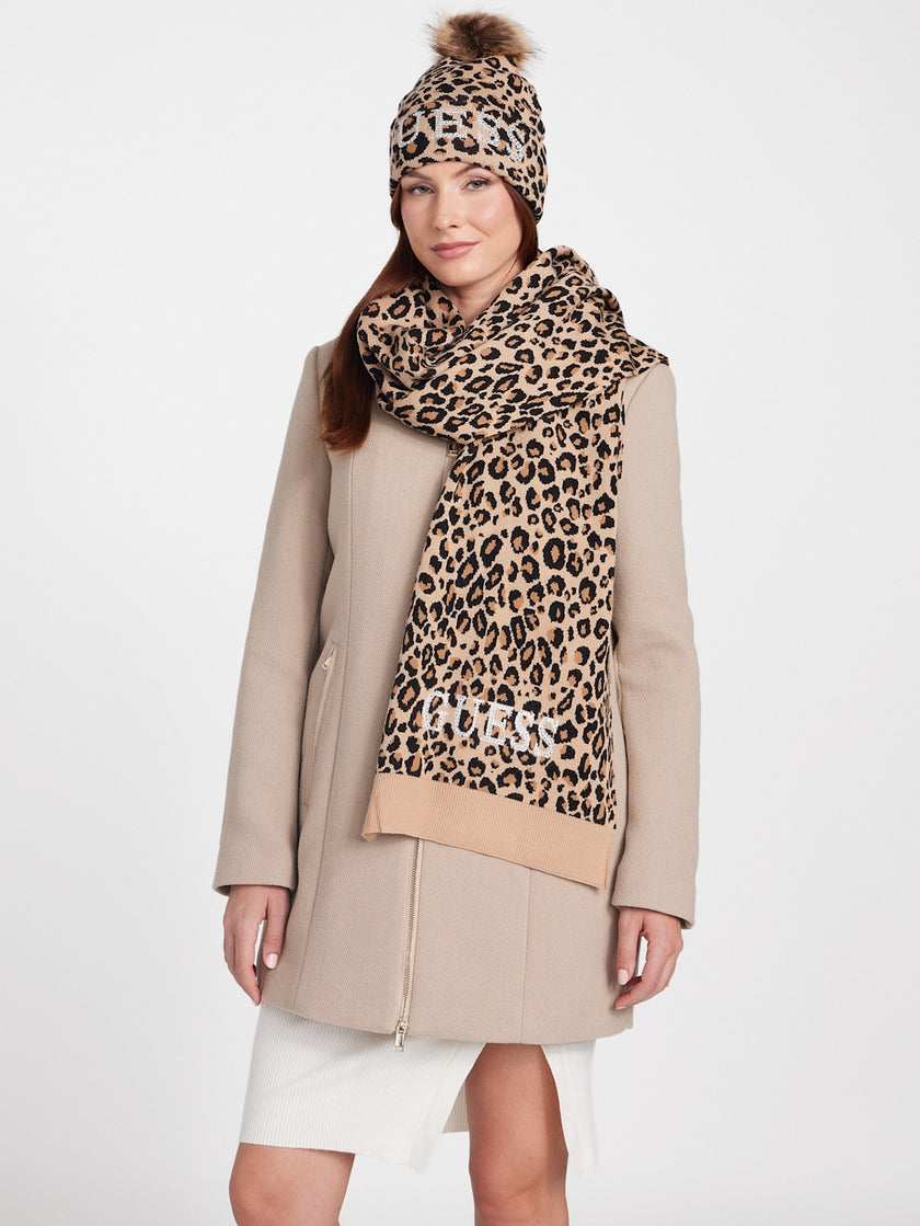 Guess Logo Hat And Scarf Gift Set - Multiplecolors image 1