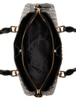 Guess Kiran Logo Shine Satchel - Black image 3