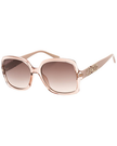 JIMMY CHOO Women's SAMMI/G/S 55mm Sunglasses - Nude image 0