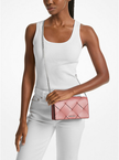 MICHAEL KORS Jet Set Medium Woven Leather Crossbody Bag image 1