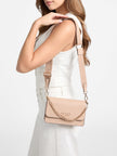 Guess Indira Fold-Over Mini Crossbody - Brown image 1