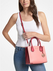 MICHAEL KORS  Mercer Medium Two-Tone Pebbled Leather Crossbody Bag image 1