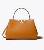 TORY BURCH Eleanor Satchel - Malt Whiskey image