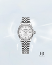 [Store Display] ROLEX Datejust Ivory Computer Arabic White Gold Stainless Steel 31mm