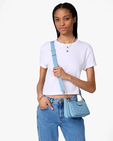 KATE SPADE Duet Woven Leather Crossbody image 2
