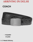 COACH Plaque Buckle Cut-to-size Reversible Belt (Arriving In Delhi) image 0