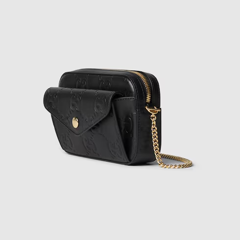 GUCCI GG Super Mint Shoulder Bag - Black image 2