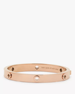 KATE SPADE  Spot The Spade Studded Hinged Bangle -Rose Gold image 2