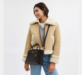 COACH Mollie Tote Bag 25 In Signature Canvas - Gold/Walnut/Black image 2