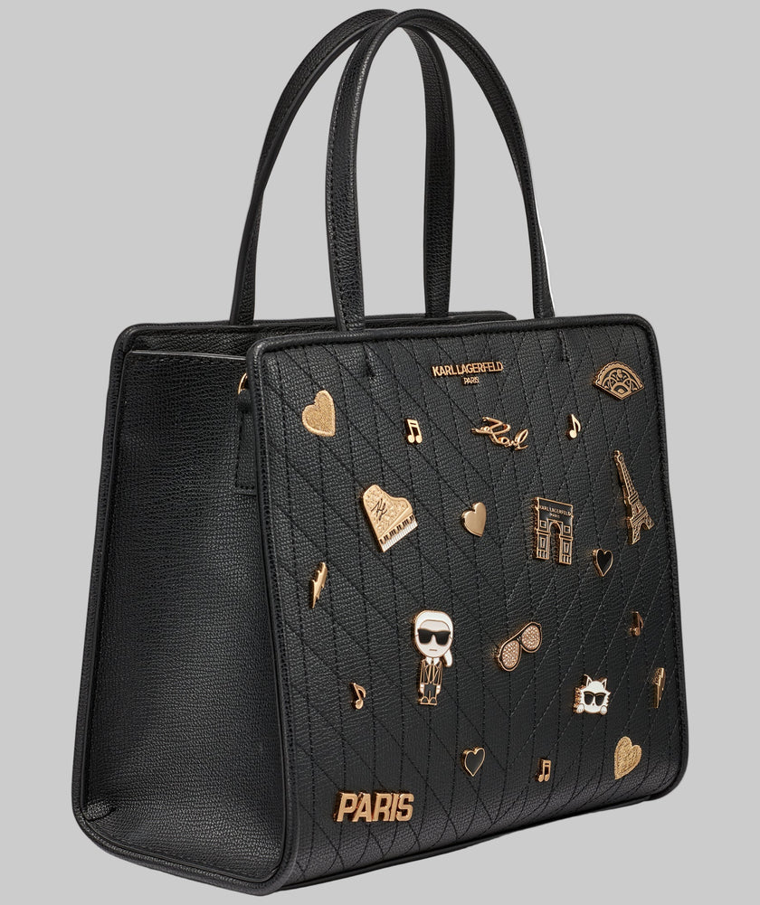 [AT DELHI] KARL LAGERFELD Maybelle Satchel With Pins image 2