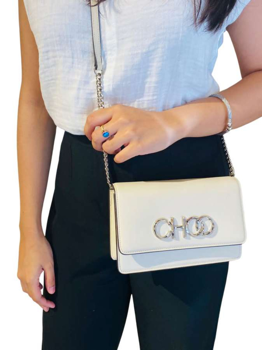 JIMMY CHOO Kalina Crossbody Bag - White image