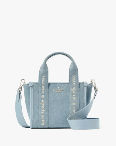 KATE SPADE  Kip Denim Mini Tote image 3