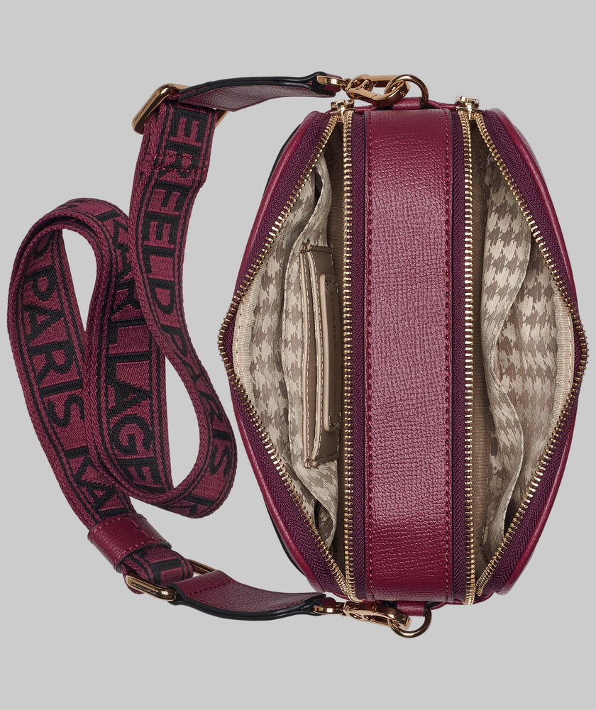 KARL LAGERFELD Maybelle Camera Crossbody - Wine image 3