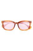 GUCCI 55mm Square Sunglasses - Havana Havana Violet image 2