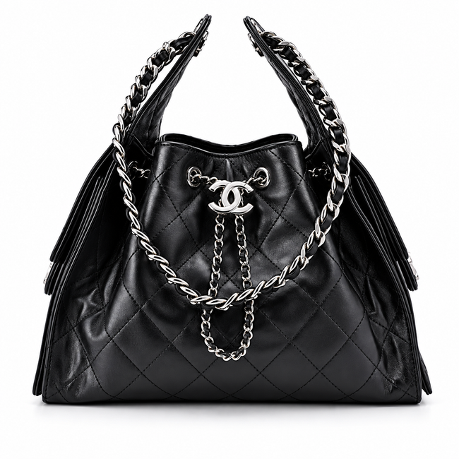 CHANEL 25 Small Handbag Black image 0