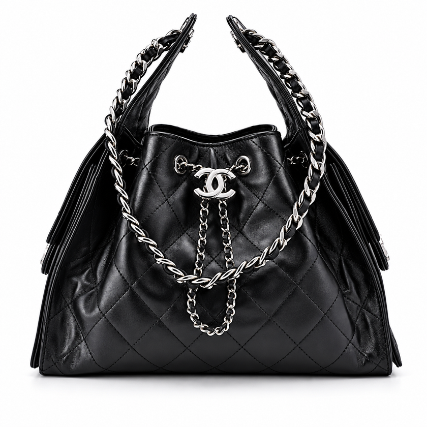 CHANEL 25 Small Handbag Black image 0