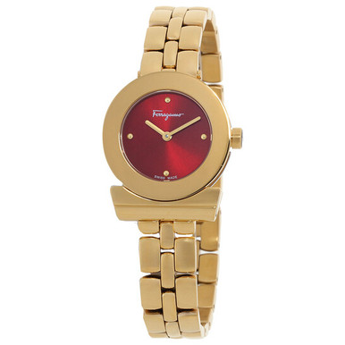 SALVATORE FERRAGAMO Gancino Quartz Red Dial Ladies Watch Item No. SFPD02424 image 2
