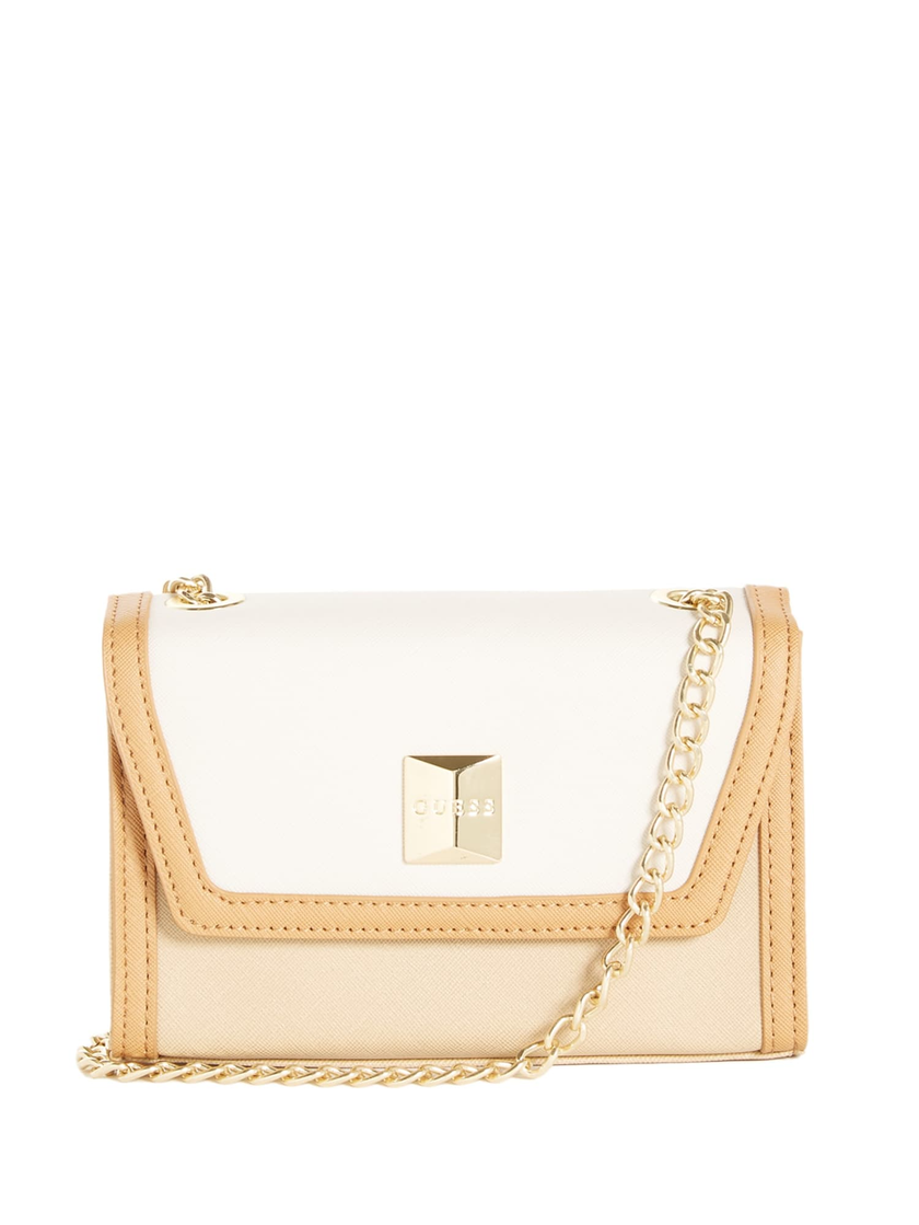 GUESS Phoebe Wallet-on-a-String - Tan image