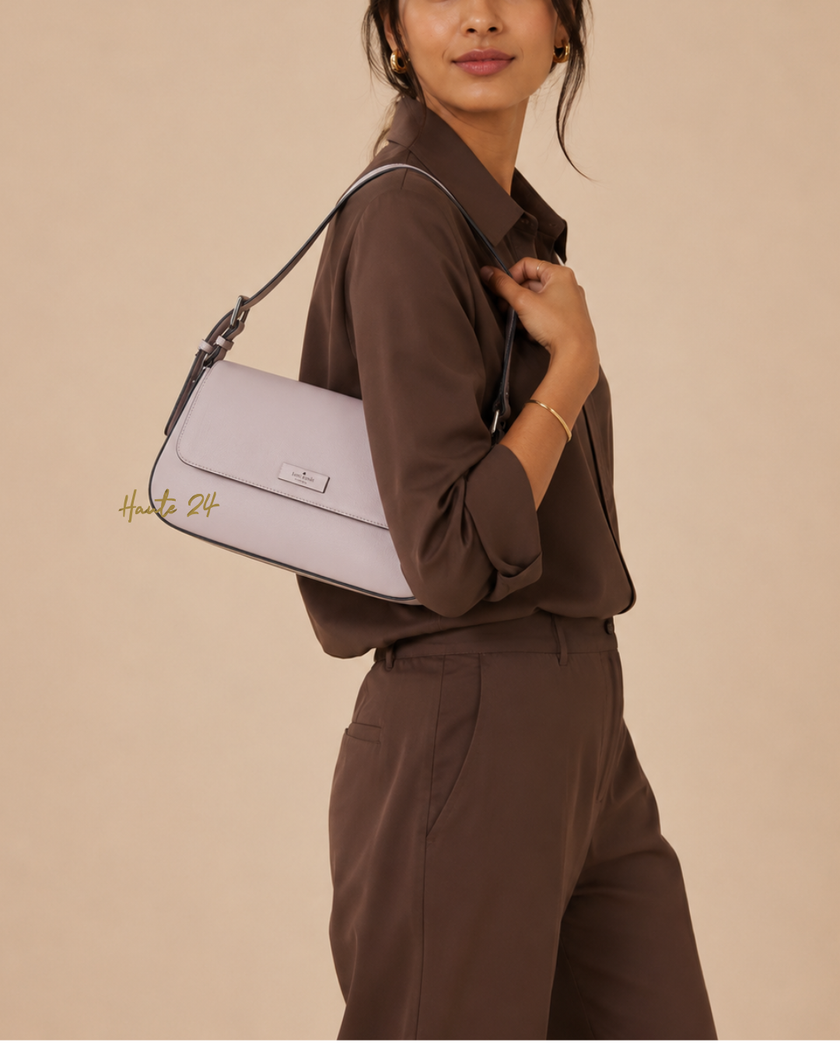 KATE SPADE Bridget Shiny Leather Small Flap Shoulder