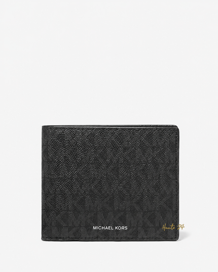 MICHAEL KORS Cooper Logo Billfold Wallet With Coin Pouch