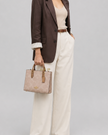 COACH Maggie Small Tote Bag In Blocked Signature Canvas