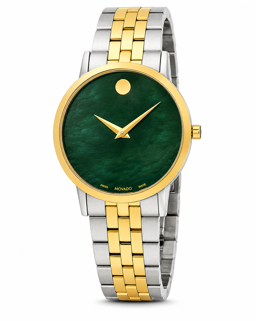 MOVADO Museum Classic Quartz Green Dial Ladies Watch