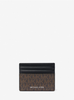 MICHAEL KORS Cooper Tall Card Case- - BROWN/BLACK image
