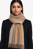 BURBERRY Wool Checked Scarf - Brown image 0