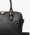 TORY BURCH Petite T Monogram Leather Barrel Bag image 2
