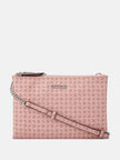 Guess Tidewood Logo Double Zip Mini Crossbody - Gold image 0