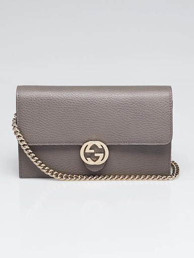 GUCCI Interlocking g Wallet On Chain - Grey image 2