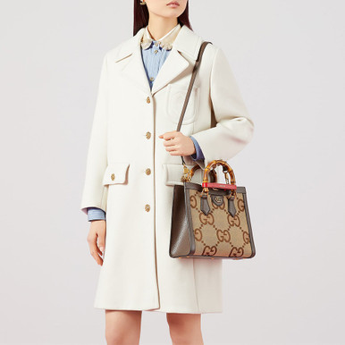 GUCCI Diana Jumbo GG Small Tote Shoulder Bag image 0