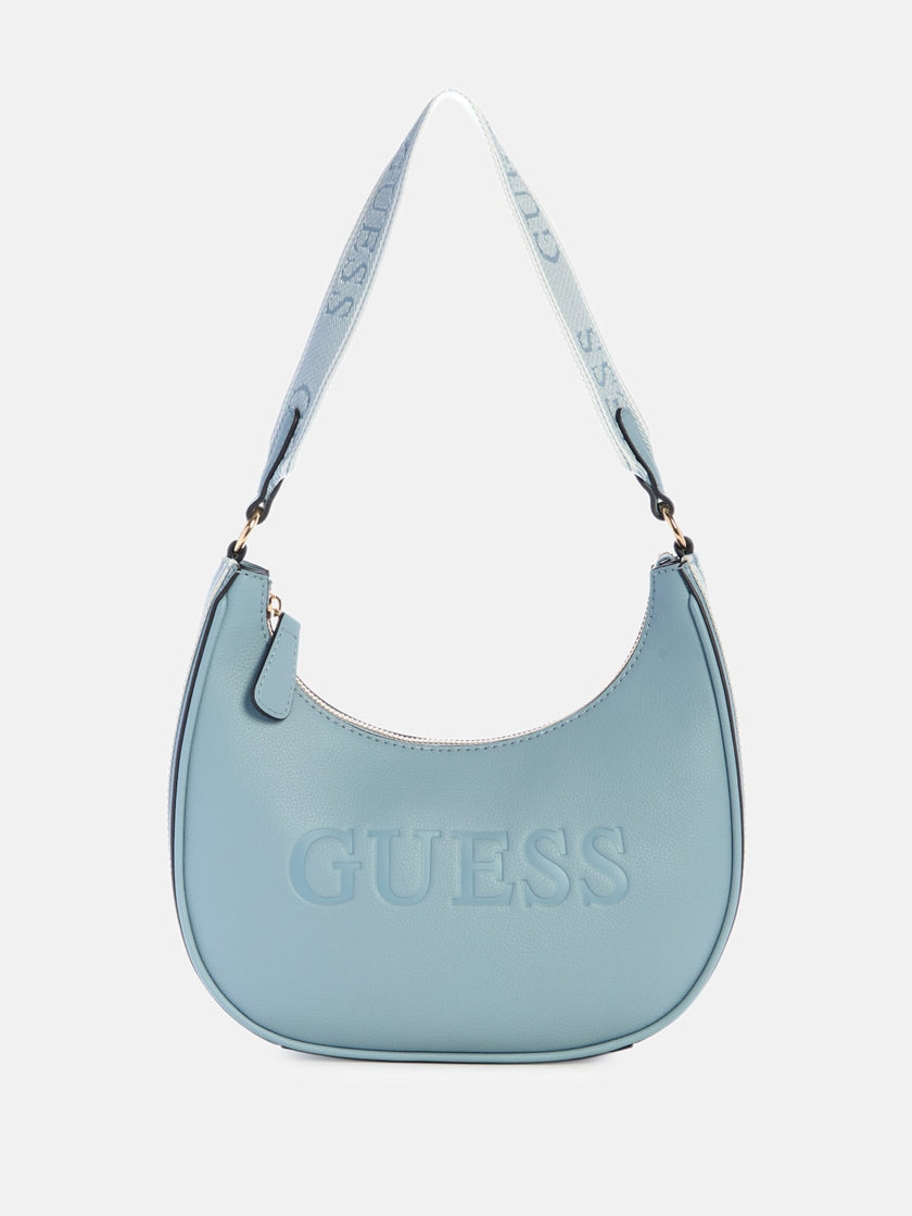 GUESS Rosse Shoulder Bag - Blue image 0