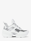 MICHAEL KORS Olympia Mixed-Media Trainer image 3