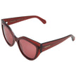 SALVATORE FERRAGAMO Burgundy Cat Eye Ladies Sunglasses (Arriving In Delhi) image 3