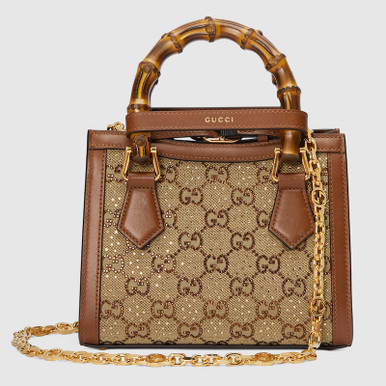 GUCCI Diana Mini Tote - Brown image 4