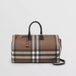 BURBERRY Bowling duffle bag-dark brown image 4