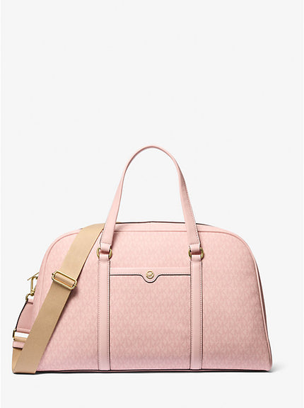 MICHAEL KORS  Jet Set Travel Extra- Large Signature Logo Weekender Bag - Powder Blush image 0