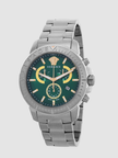 VERSACE New Chrono Chronograph Quartz Green Dial Men's Watch image 0