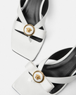 VERSACE Gianni Ribbon Patent Mules 45 mm image 1