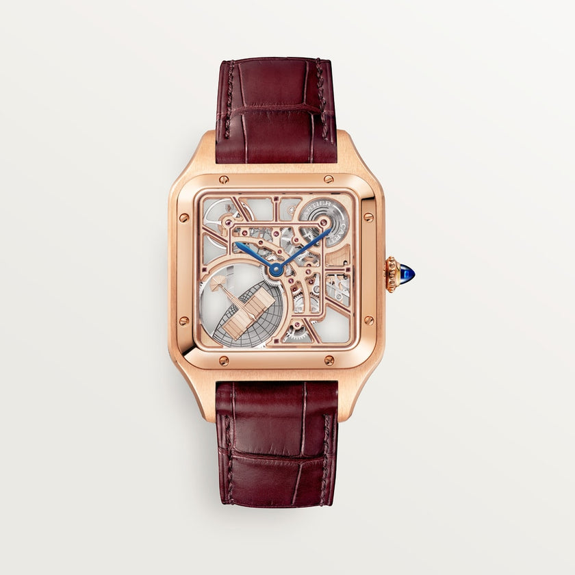 Brand New Santos-Dumont Skeleton Watch Equipped With A Micro-Rotor CRWHSA0030 at HauteBook.com. Best prices in US, EU, UK & India. Lifetime Authenticity Guarantee. All India Delivery. Trusted by India's Top 1%.