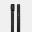 COACH Plaque Buckle Cut To Size Reversible Belt, 38 Mm - Gunmetal Charcoal/Black image 0