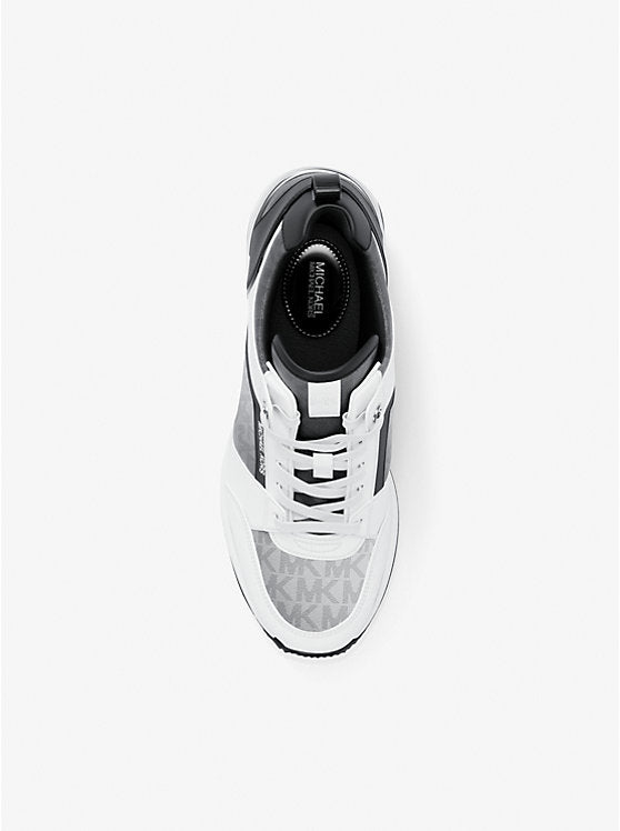 MICHAEL KORS Georgie Ombré Signature Logo Trainer image 1