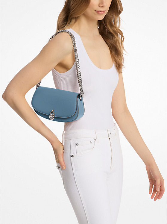 MICHAEL KORS Mila Small Leather Convertible Crossbody Bag image 1