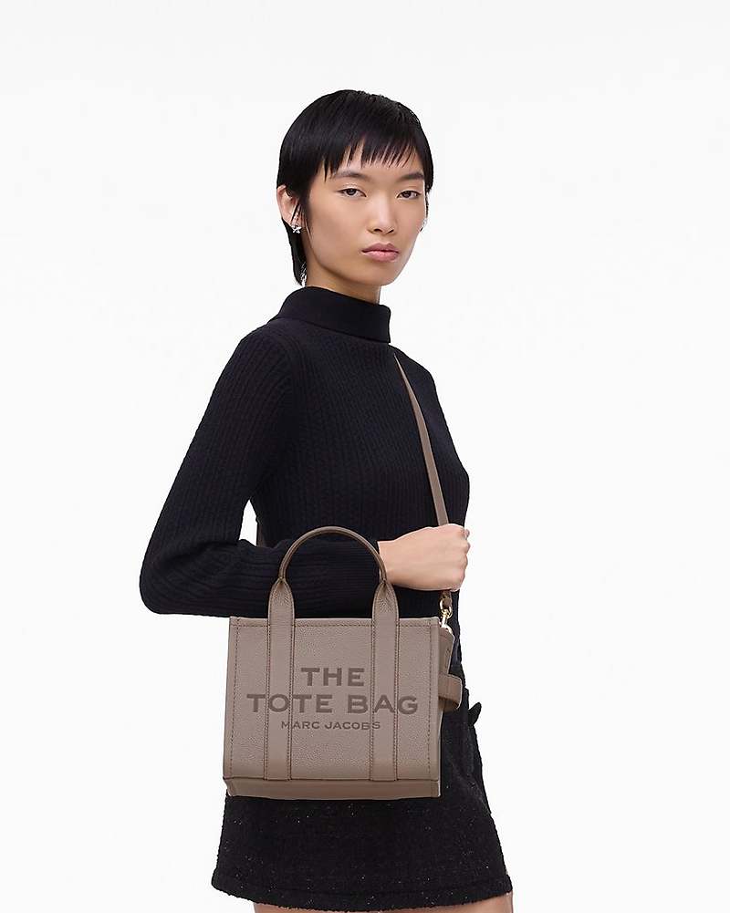 [AT DELHI] MARC JACOBS The Leather Small Tote Bag - Cement image 1