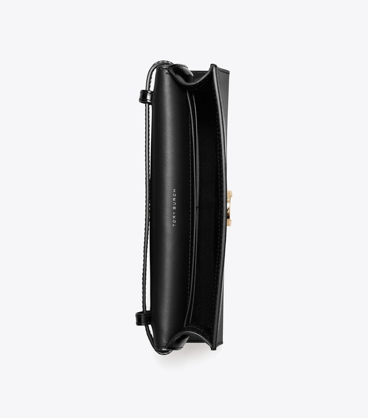 [AT DELHI] TORY BURCH Mini Robinson Spazzolato Crossbody - Black image 3