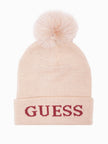 Guess Logo Pom Pom Beanie - Neutral image 0
