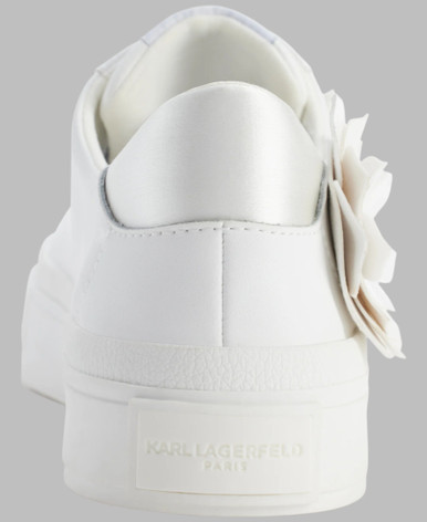 KARL LAGERFELD Georgia Lace Up Sneaker White (Arriving In Delhi) image 2